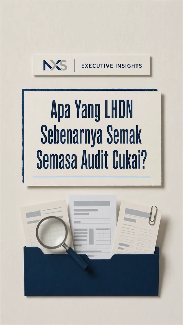 NXS video cover: Apa Yang LHDN Sebenarnya Semak Semasa Audit Cukai?